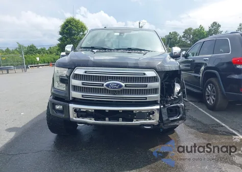 2015 Ford F-150 Platinum z USA, uszkodzony, nr VIN 1FTEW1EF5FFB37738